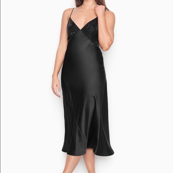 Victoria's Secret Other - NWT Victoria's Secret Black Satin Chemise